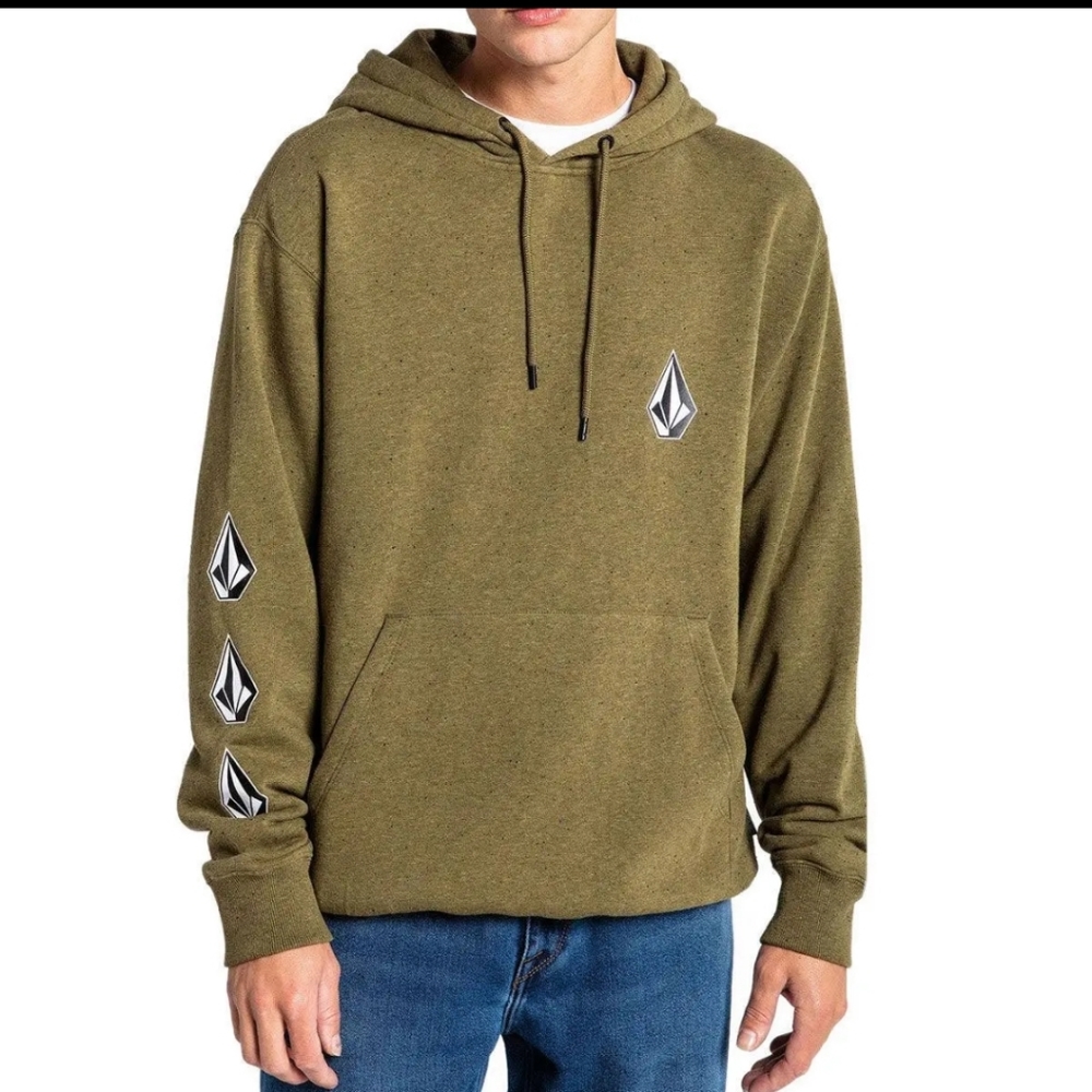 Volcom Men's Deadly Stones Hooded Fleece Pullover Sweatshirt